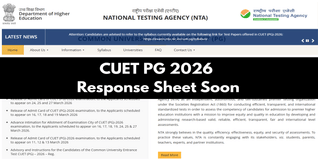 CUET PG 2026 Response Sheet to Be Released Soon; Download Steps Here